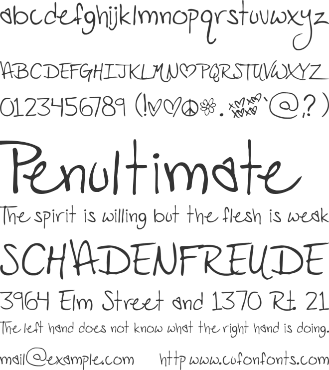 PopStar Autograph font preview