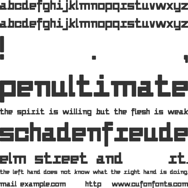 Alvedon font preview