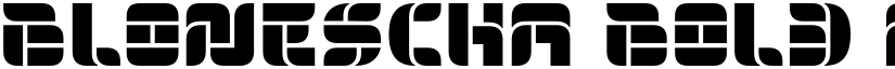 BLONESCHA Bold font