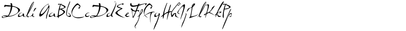 Dali font