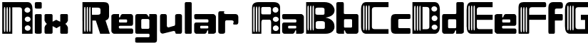 Nix Regular font