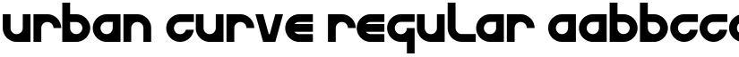 Urban Curve Regular font