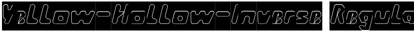 Yellow-Hollow-Inverse Regular font