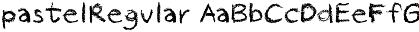 pastelRegular font