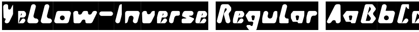 Yellow-Inverse Regular font