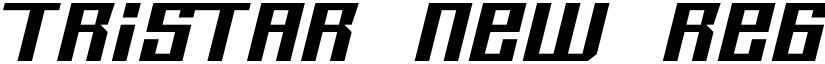 Tristar New Regular font