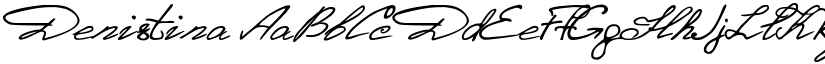 Denistina font