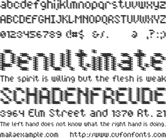 Doppler font preview