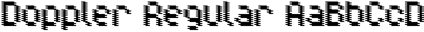 Doppler Regular font