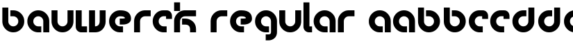 bauwerck Regular font