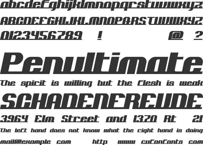 AddLoops font preview