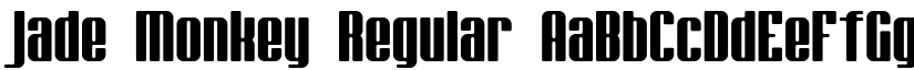 Jade Monkey Regular font
