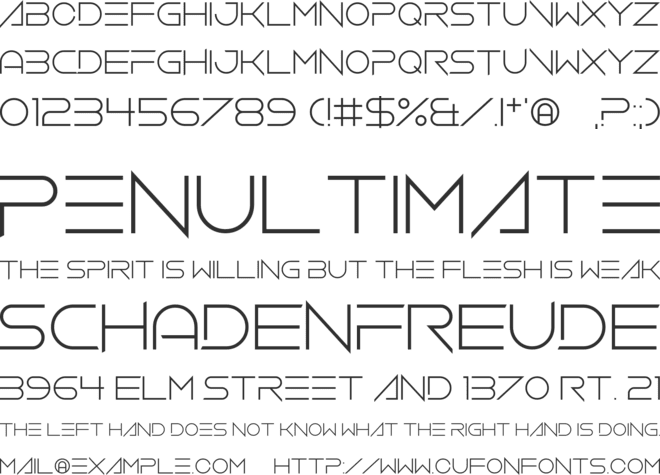 Vermin Vibes 4 Helium font preview