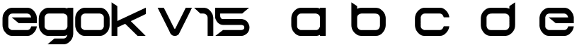 Begok v15 font