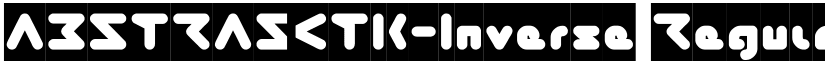 ABSTRASCTIK-Inverse Regular font