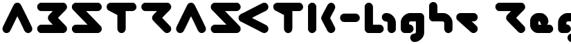 ABSTRASCTIK-Light Regular font