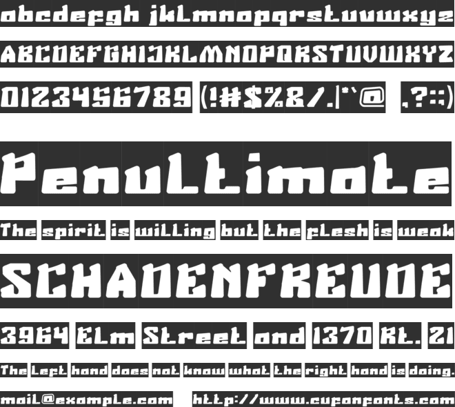 Age Of Science and Technology-I font preview