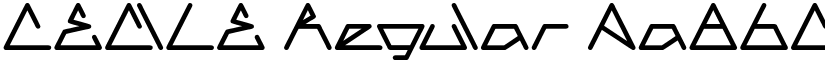 CECILE Regular font