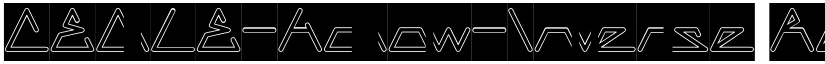 CECILE-Hollow-Inverse Regular font
