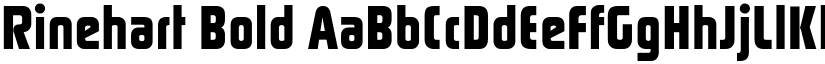 Rinehart Bold font