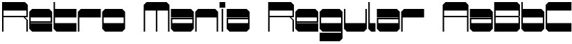 Retro Mania Regular font
