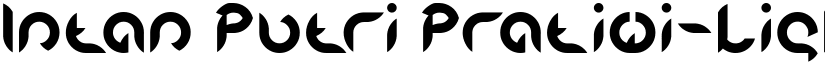 Intan Putri Pratiwi-Light Regular font