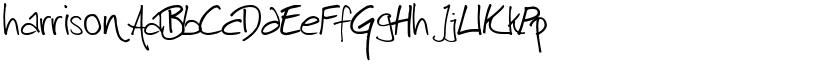 Harrison font download
