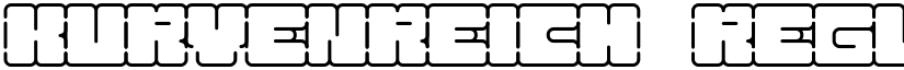 Kurvenreich Regular font