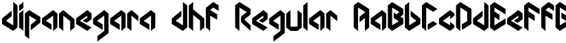 dipanegara dhf Regular font