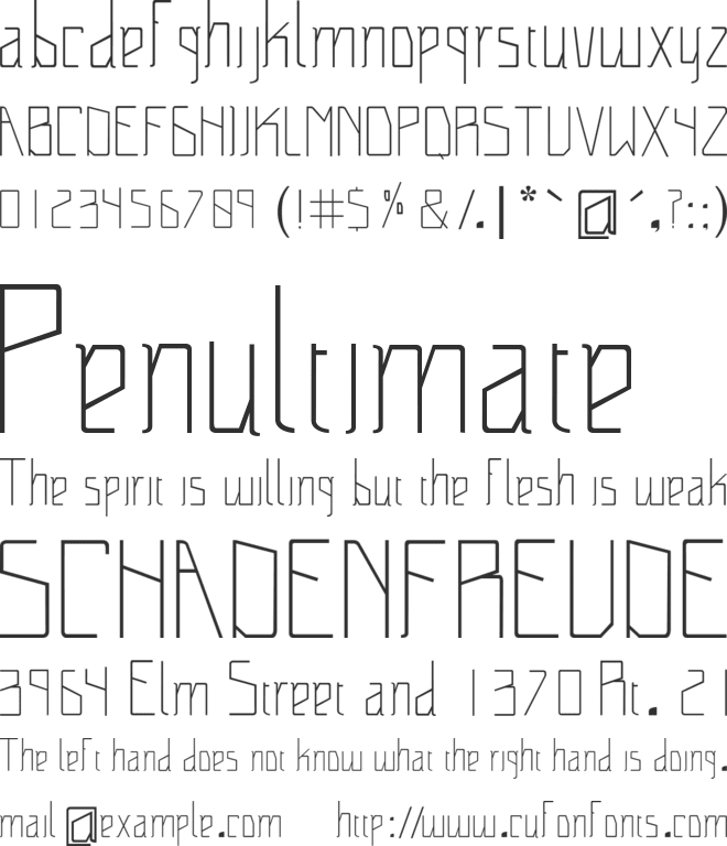 space font font preview