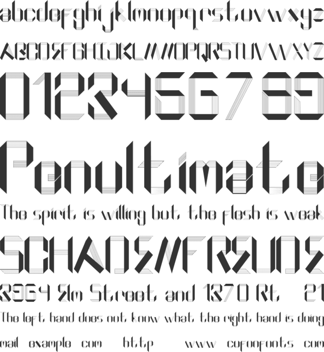 Rodriguez_GeometricPaper font preview