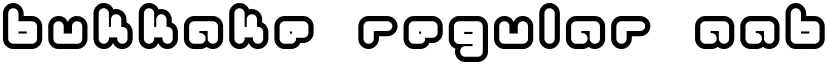 Bukkake Regular font