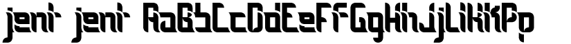jent jent font