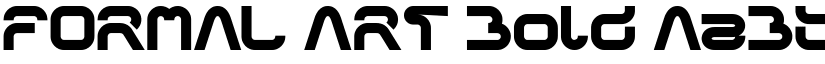 FORMAL ART Bold font