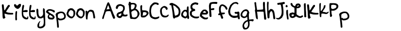Kittyspoon font download