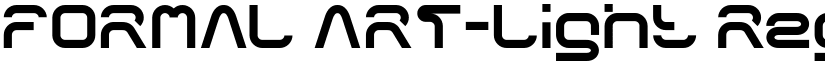 FORMAL ART-Light Regular font