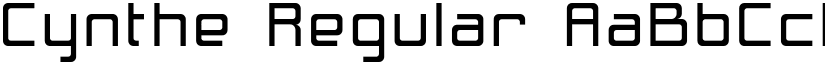 Cynthe Regular font