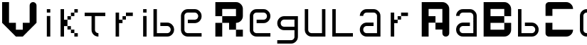Viktribe Regular font