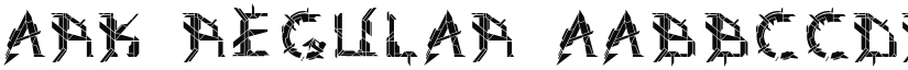 Ark Regular font