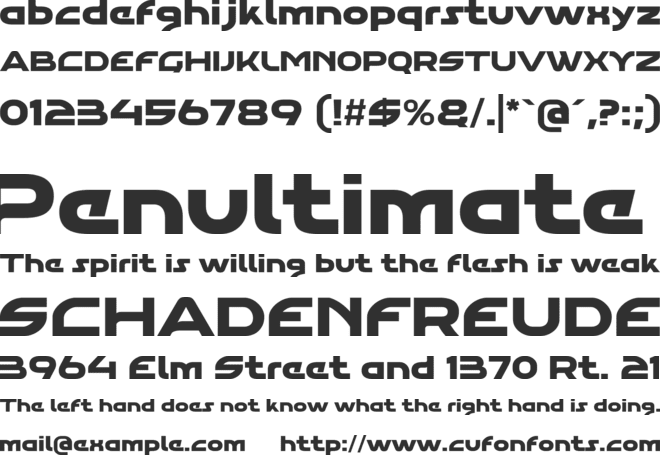 Aghara Pro font preview