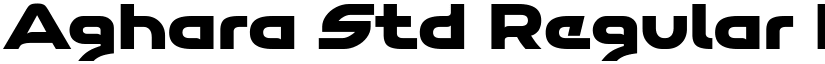 Aghara Std Regular Regular font