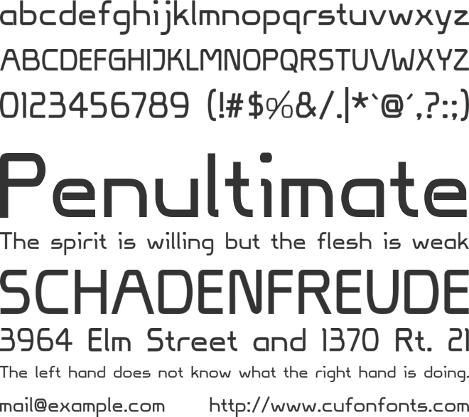 Viva Persib font preview