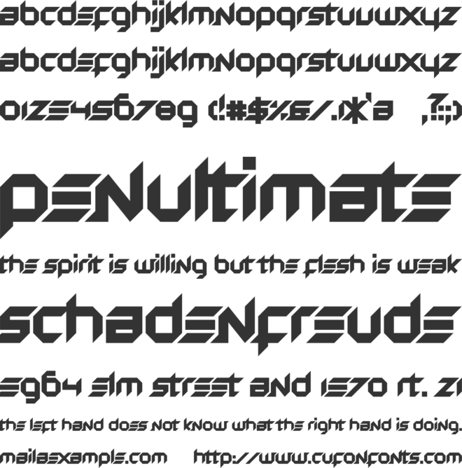 Dirty Princess font preview