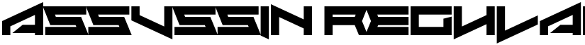 Assvssin Regular font