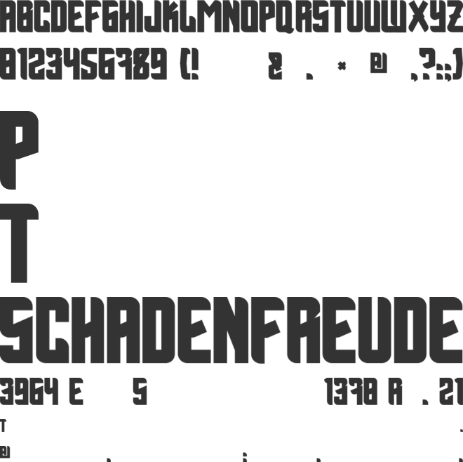 Bill x AspekHndz font preview