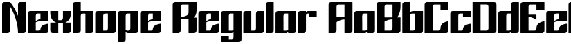Nexhope font download