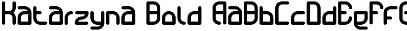 Katarzyna Bold font