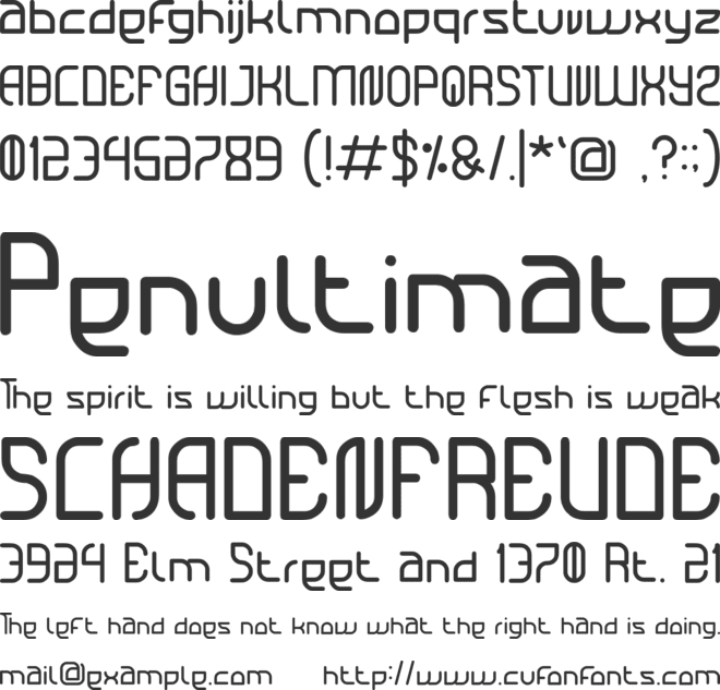 Katarzyna font preview