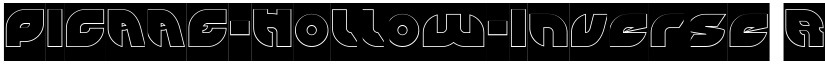 PICAAE-Hollow-Inverse Regular font