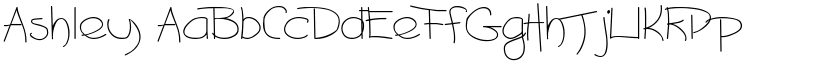 Ashley font download